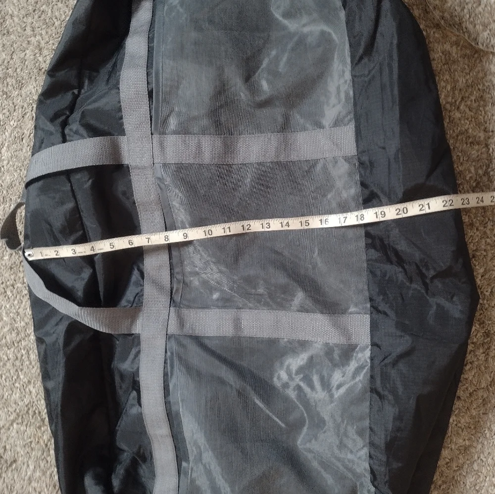 REDCAMP Duffle Bag Black Large Travel Camping S1